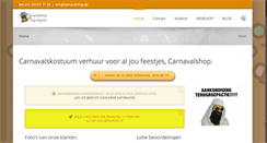 Desktop Screenshot of carnavalshop.be