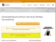 Tablet Screenshot of carnavalshop.be